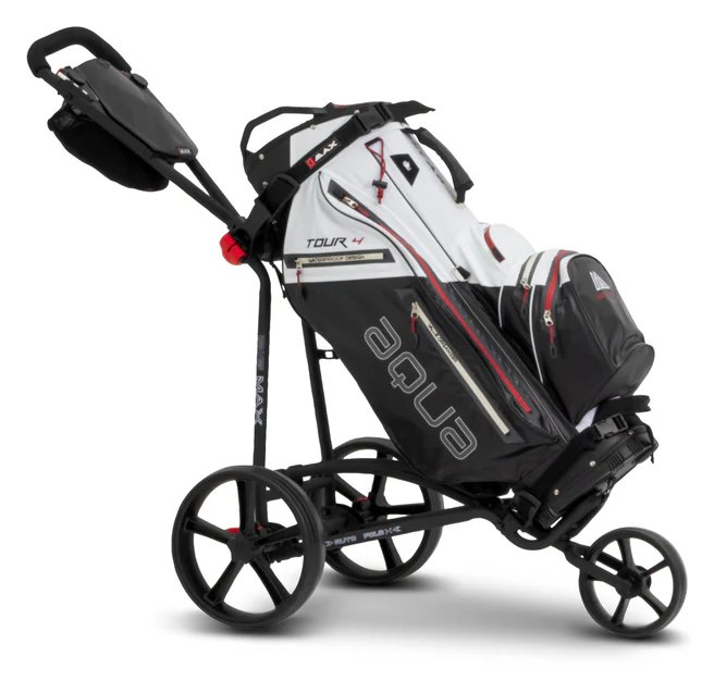 Big Max Autofold X manual trolley, black