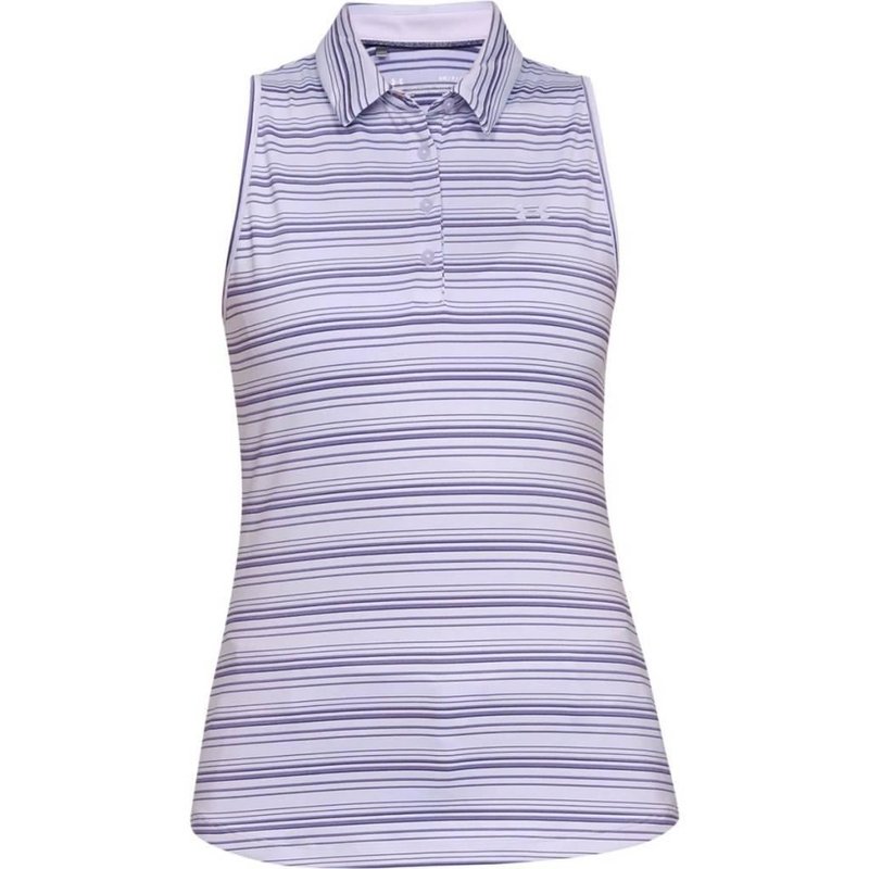 Under Armour Zinger Sleeveless women's polo, purple