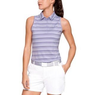 Under Armour Zinger Sleeveless women's polo, purple