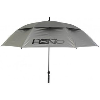 Sun Mountain H2NO UV 30SPF Dual Canopy Automatic Umbrella, powder silver
