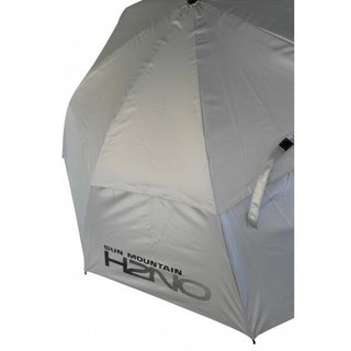 Sun Mountain H2NO UV 30SPF Dual Canopy Automatic Umbrella, powder silver