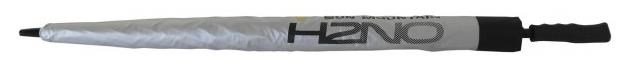 Sun Mountain H2NO UV 30SPF Dual Canopy Automatic Umbrella, powder silver