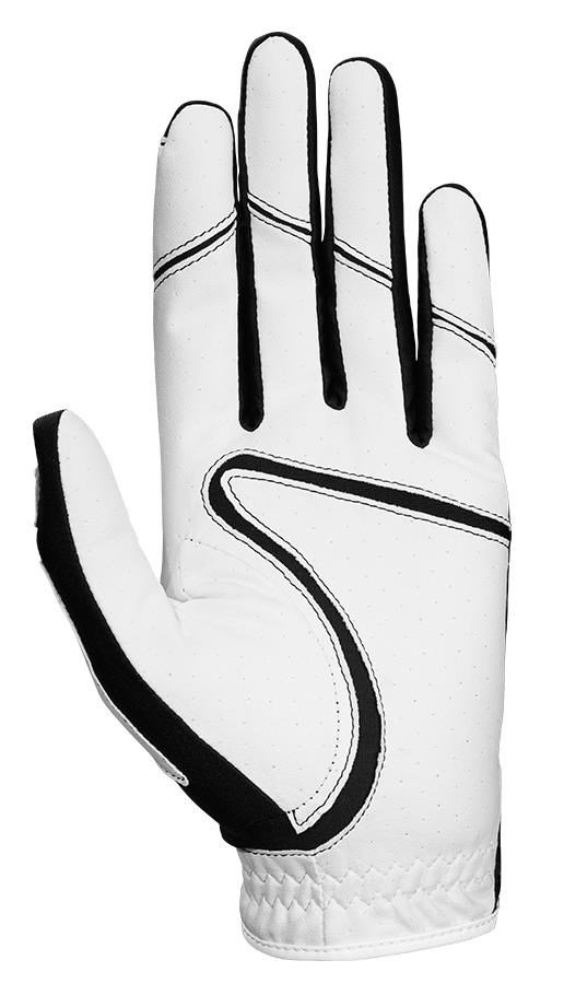Callaway Opti Fit ladies golf glove, white/black