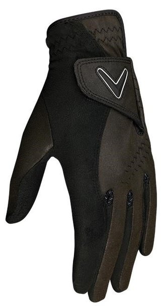 Callaway Opti Grip Rain ladies golf gloves (pair), black