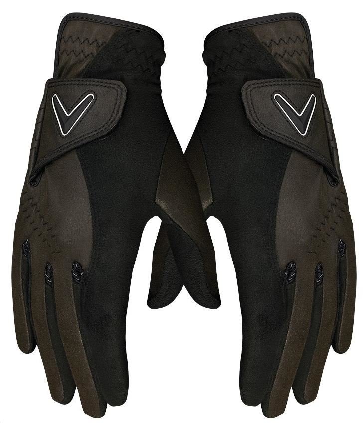 Callaway Opti Grip Rain ladies golf gloves (pair), black