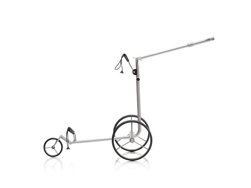 JuCad drive SL Titan Travel eX 2.0 electric trolley + remote control + transport bag (JRT-1), titanium