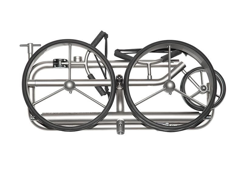 JuCad drive SL Titan Travel 2.0 electric trolley, titanium