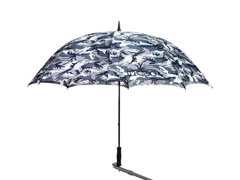 JuCad JuCad golf umbrella 68" with pin, camouflage/grey