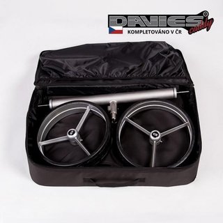 Davies Caddy Premium travel bag (with battery pocket), black