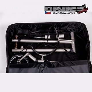 Davies Caddy Premium travel bag (with battery pocket), black