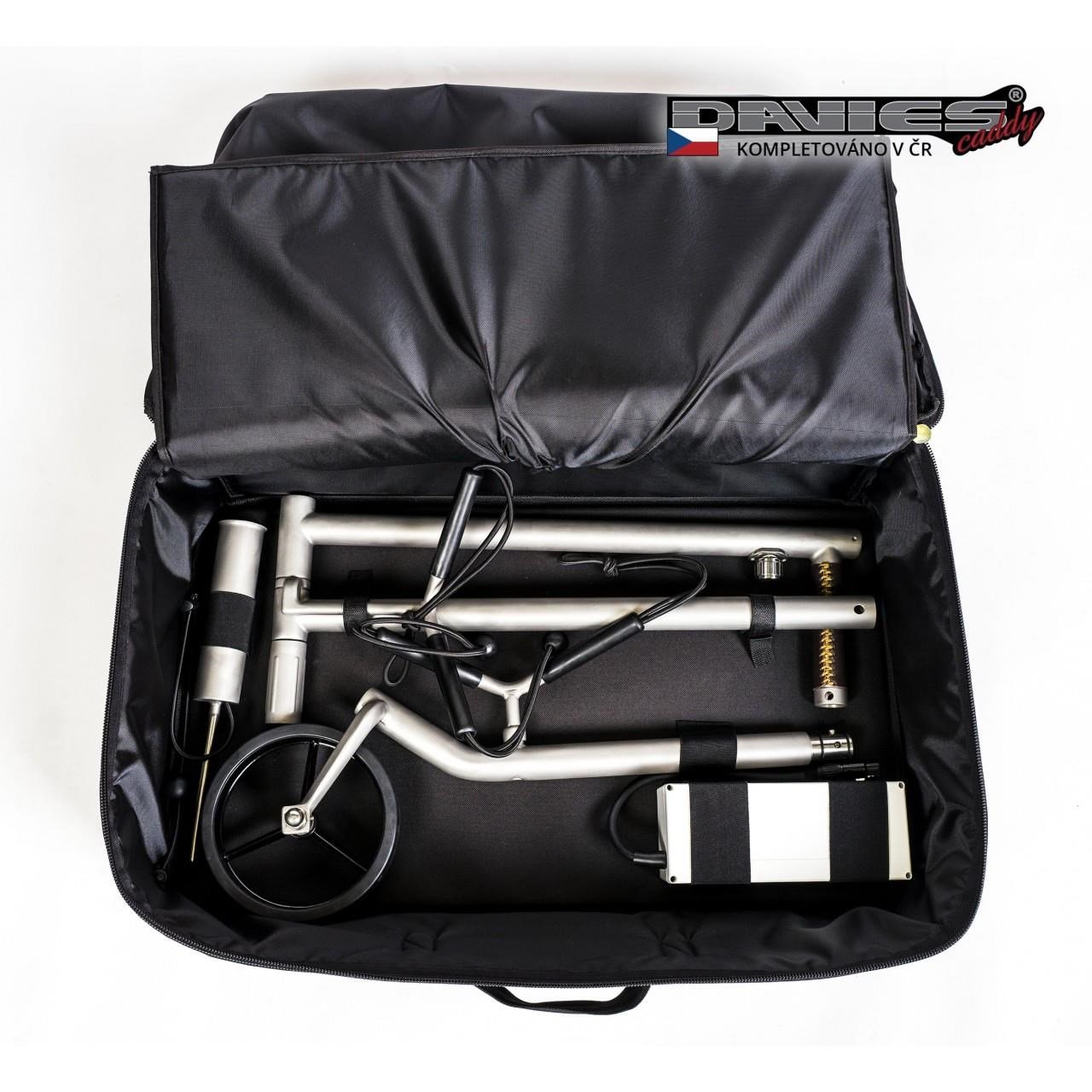Davies Caddy Premium travel bag (with battery pocket), black
