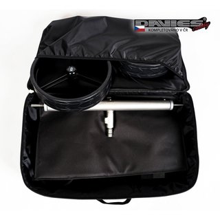 Davies Caddy Premium travel bag (with battery pocket), black