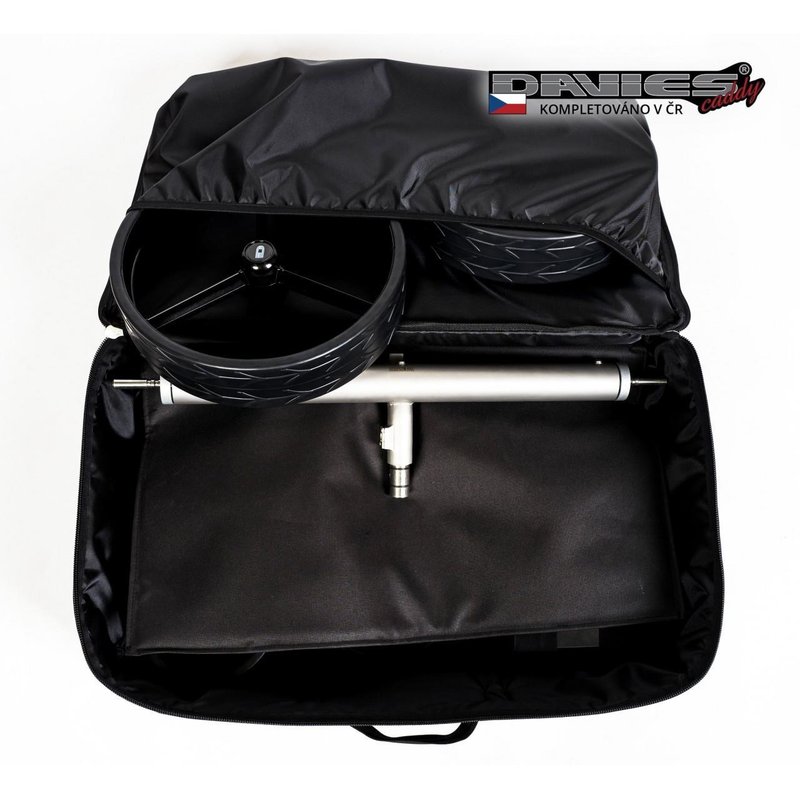 Davies Caddy Premium travel bag (with battery pocket), black