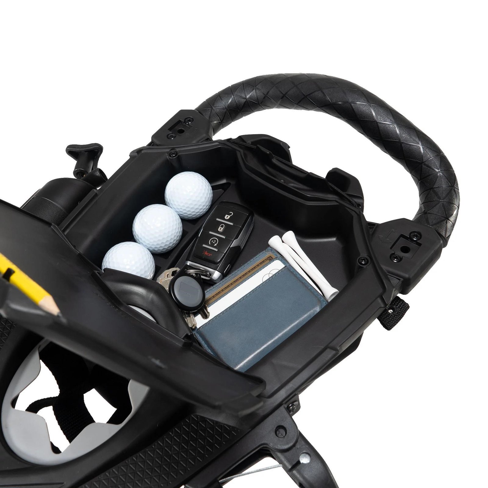 Bag Boy Nitron Auto-Open manual trolley, black/black