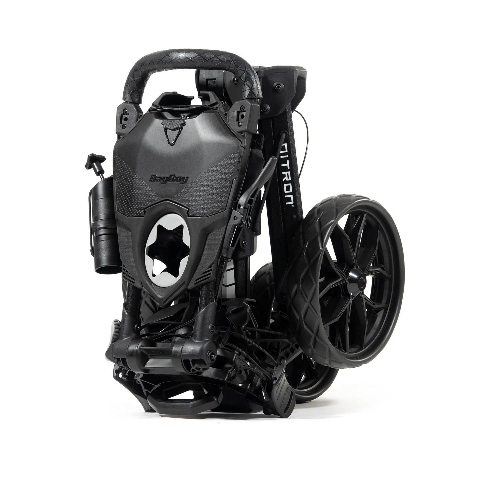 Bag Boy Nitron Auto-Open manual trolley, black/black