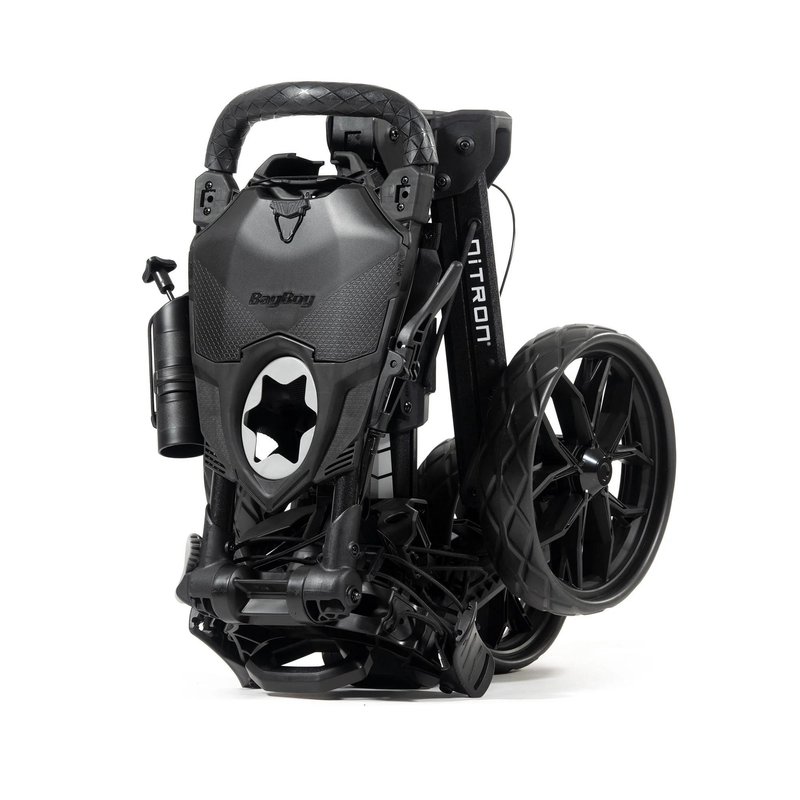 Bag Boy Nitron Auto-Open manual trolley, black/black