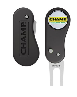 Champ FLIX Lite Divot Repair Tool, black