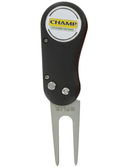 Champ FLIX Lite Divot Repair Tool, black