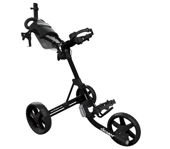 Clicgear M4 manual trolley, matt black