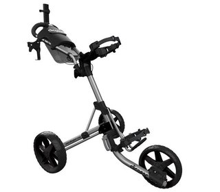 Clicgear M4 manual trolley, matt silver