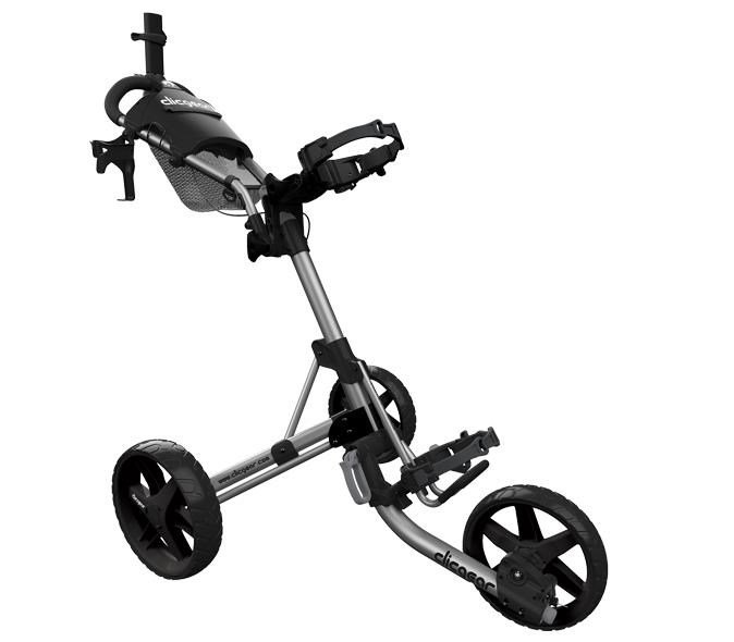 Clicgear M4 manual trolley, matt silver
