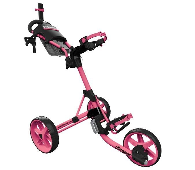 Clicgear M4 manual trolley, soft pink