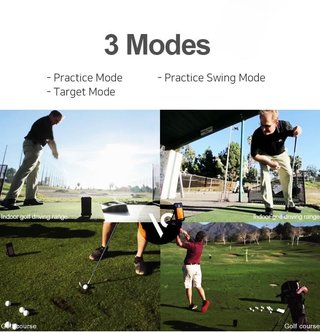 Voice Caddie Swing Caddie Launch Monitor SC200+ Black