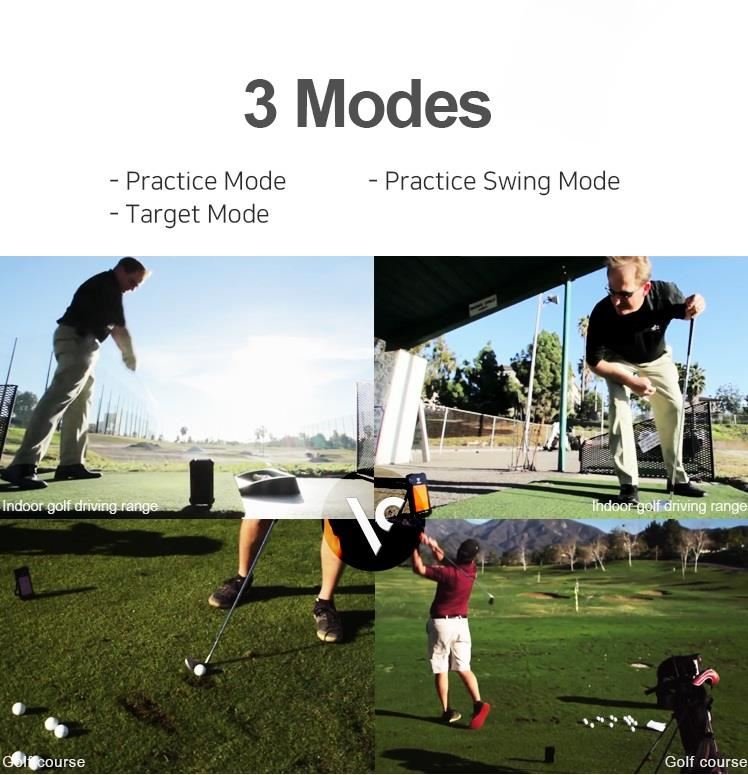 Voice Caddie Swing Caddie Launch Monitor SC200+ Black