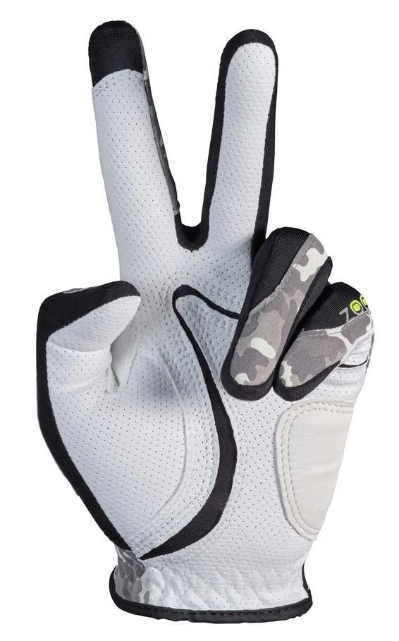 Zoom Zoom Weather mens golf glove, white/camouflage