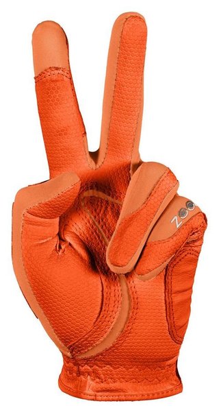 Zoom Zoom Weather mens golf glove, orange
