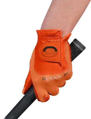 Zoom Zoom Weather mens golf glove, orange
