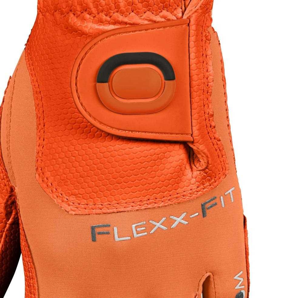 Zoom Zoom Weather mens golf glove, orange