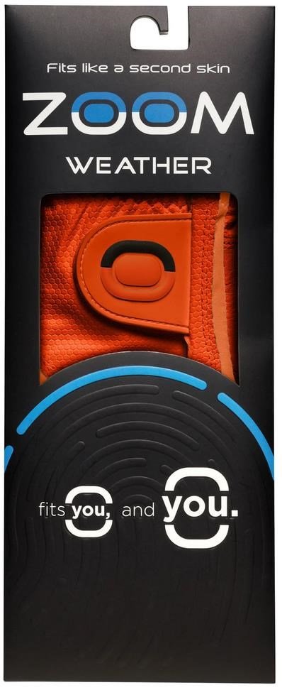 Zoom Zoom Weather mens golf glove, orange