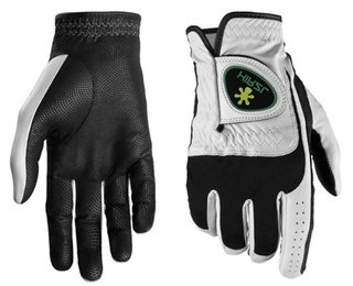 Hirzl Trust Control ladies golf glove, white/black