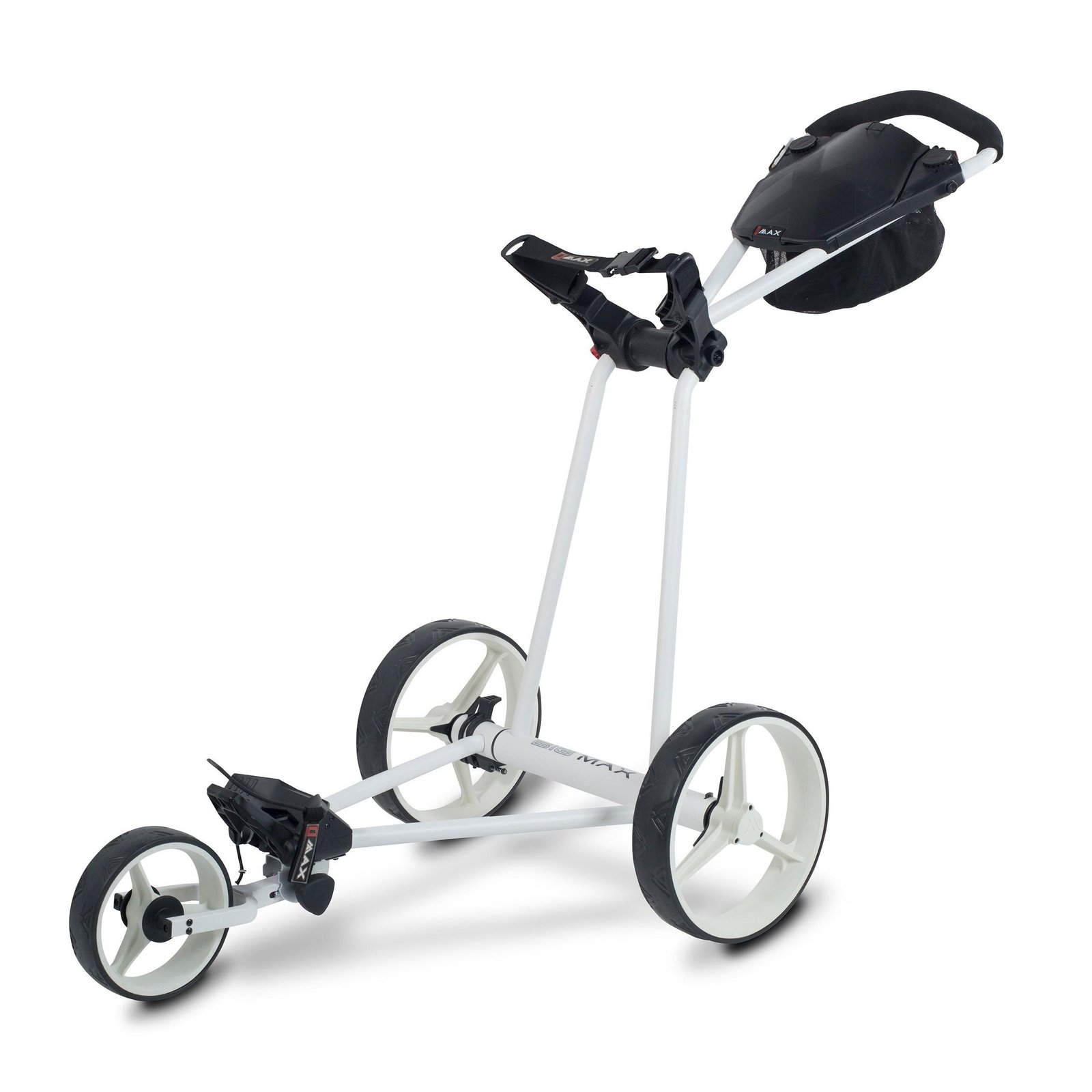 Big Max Ti Lite manual trolley, white