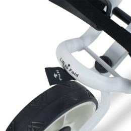 Big Max Autofold X manual trolley, black/lime