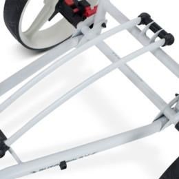 Big Max Autofold X manual trolley, black/lime