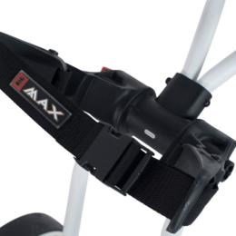 Big Max Autofold X manual trolley, black/lime