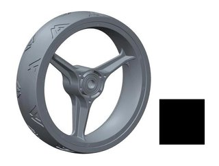 Big Max Spare Part - Front Wheel for Blade Quattro, black