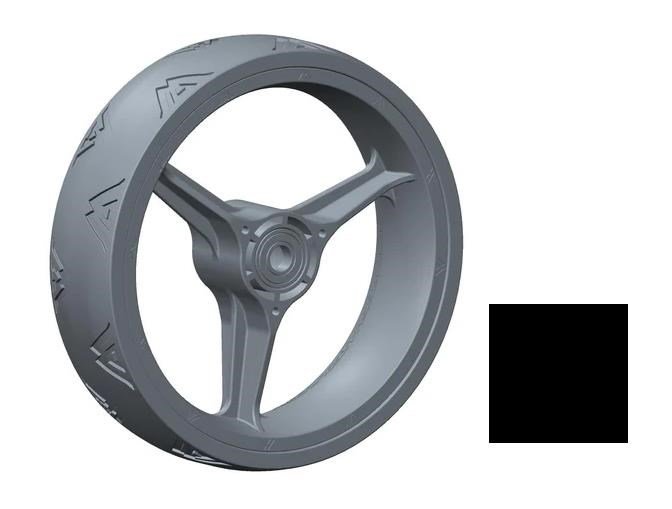 Big Max Spare Part - Front Wheel for Blade Quattro, black
