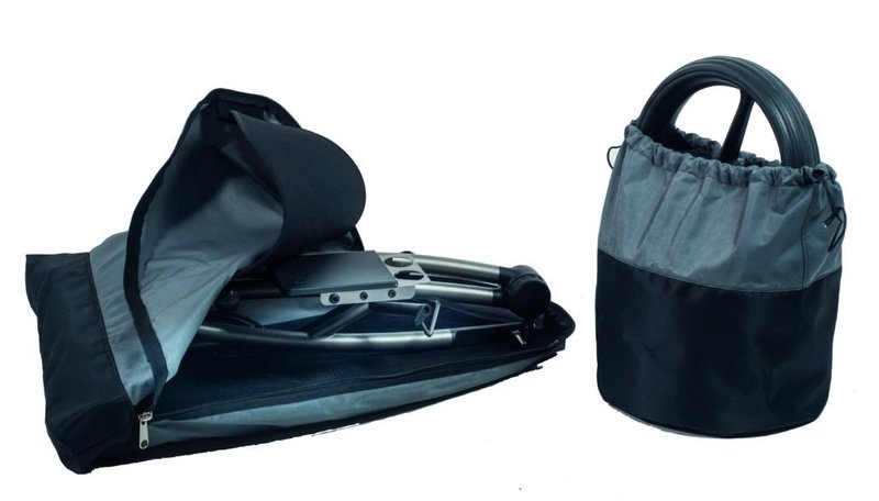 Big Max eQ Travelcover trolley accessory, black/grey
