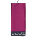 Big Max Aqua Trifold towel, fuchsia/charcoal
