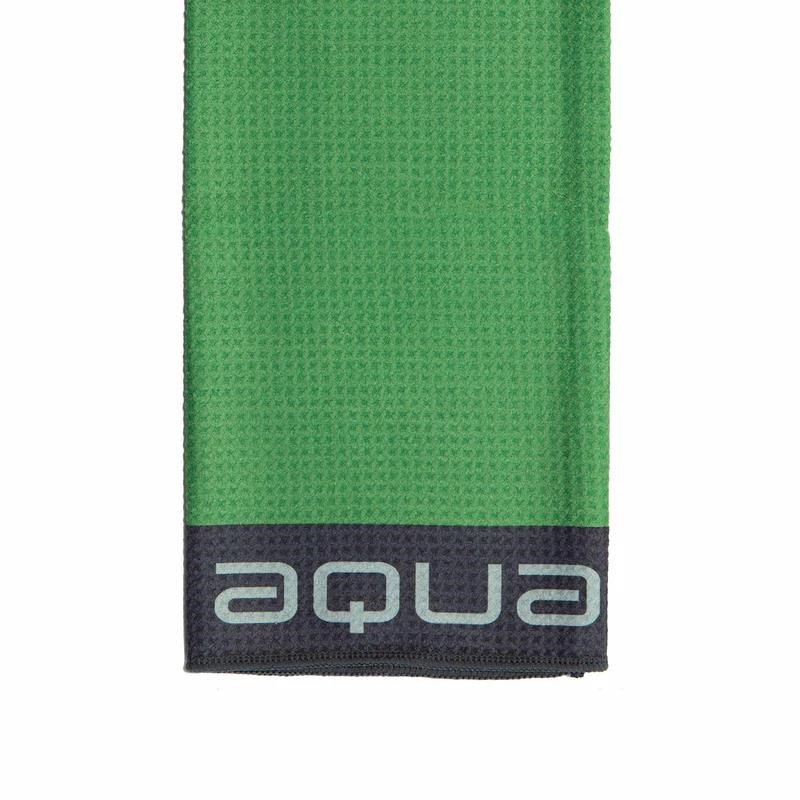 Big Max Aqua Trifold Towel, lime/charcoal