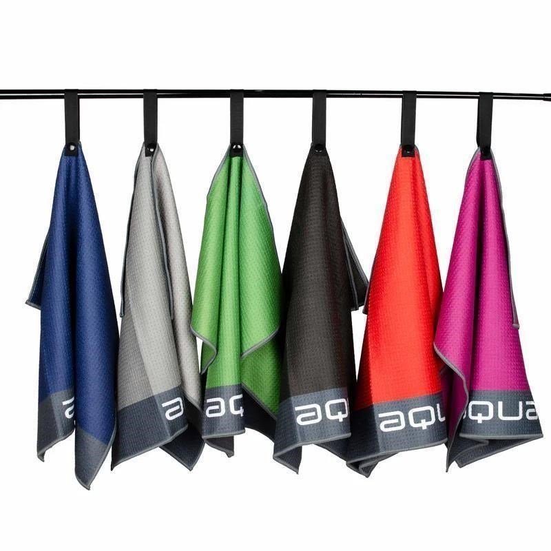 Big Max Aqua Trifold Towel, lime/charcoal