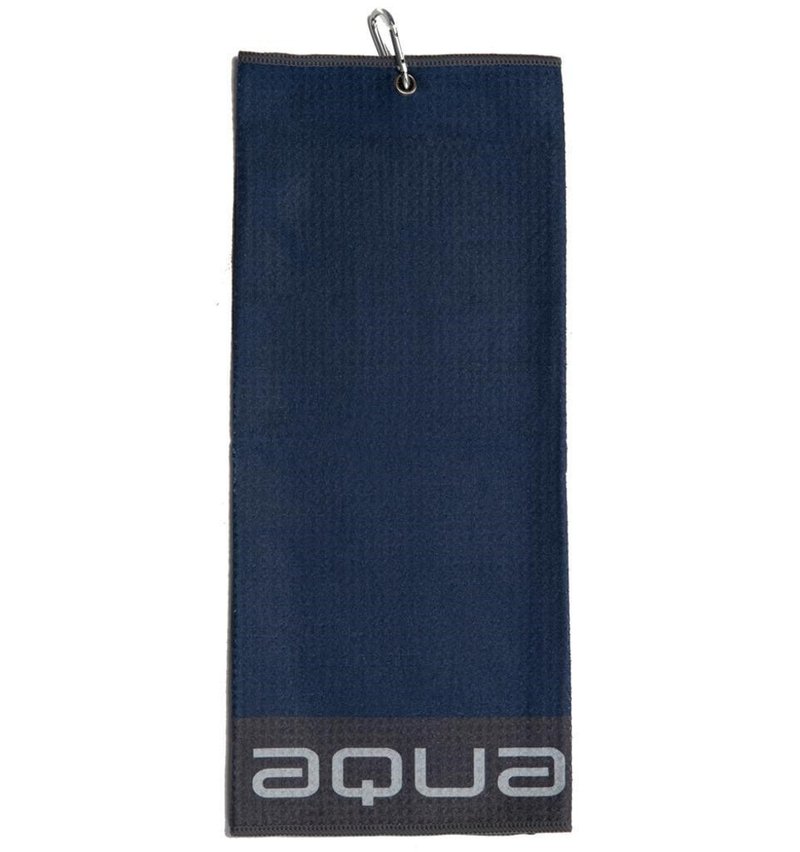 Big Max Aqua Trifold Towel, navy/charcoal