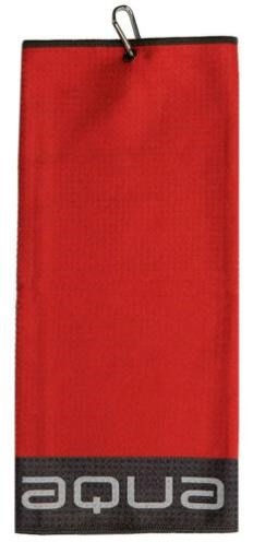 Big Max Aqua Trifold Towel, red/charcoal