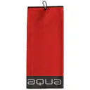 Big Max Aqua Trifold Towel, red/charcoal
