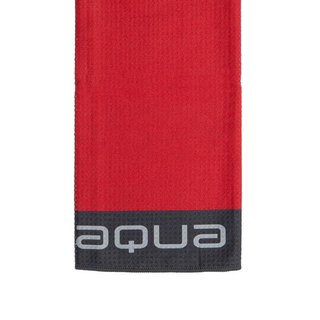 Big Max Aqua Trifold Towel, red/charcoal