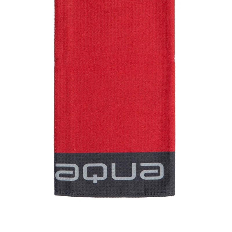 Big Max Aqua Trifold Towel, red/charcoal