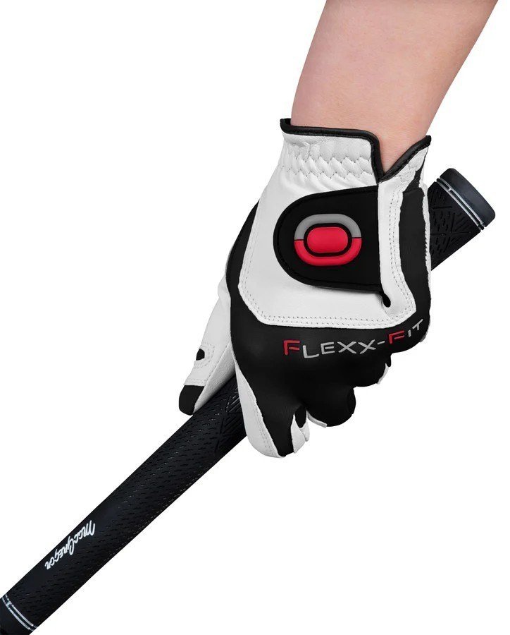 Zoom Zoom Tour mens golf glove, white/black, oversize, MLH